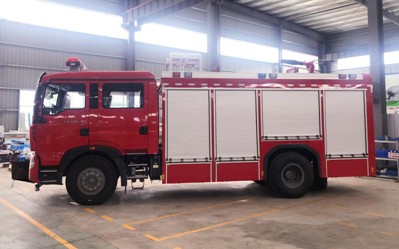 國六重汽豪沃5噸B類泡沫城市主戰消防車 國六重汽豪沃5噸B類泡沫城市主戰消防車